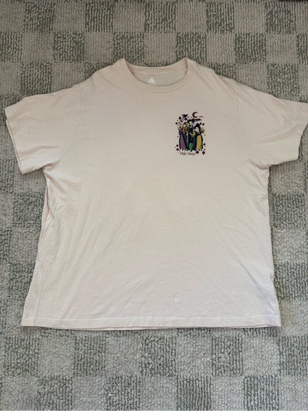 Disney Hocus Pocus Sanderson Sisters Crewneck T-Shirt - Tan